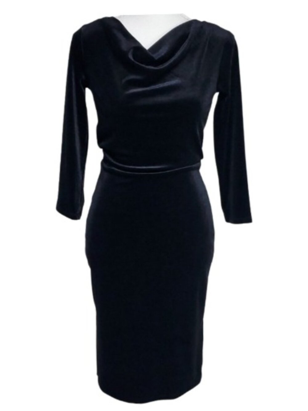 H&M Black Velvet Dress